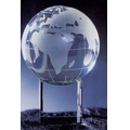 Global w/Meridian & Clear Base (1 3/8"x1 3/8")